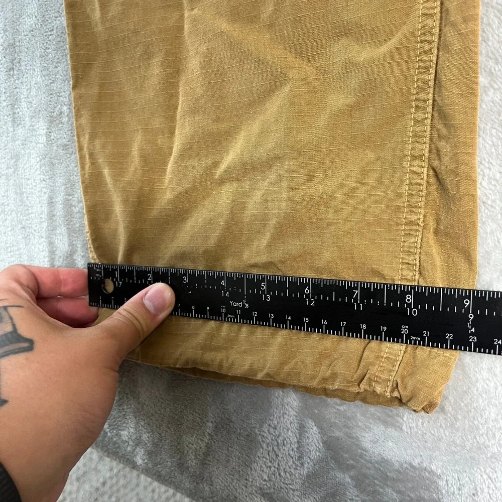 Vintage American Eagle Mens Cargo Pants Brown Ripstop 32x32 (34x31) Utility Gorp